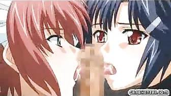 Hentai Maids Share Dick and Gangbang in Hot Double Penetration Action Hentai Maids Share Dick and Gangbang in Hot Double Penetration Action