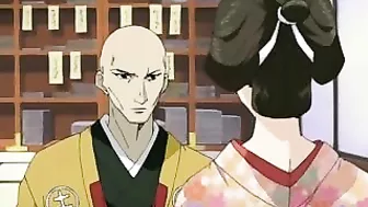 Japanese Babe in Kimono Gets Fucked Hard while Riding Dildo