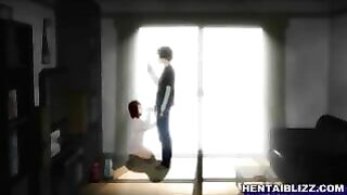 Hentai Cum Swallowing and Titty Fucking with Adorable Anime Girls