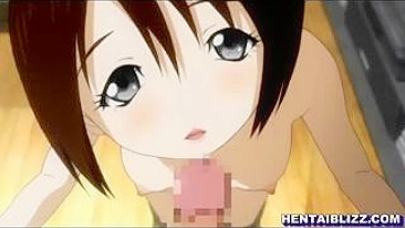 Hentai Cum Swallowing and Titty Fucking with Adorable Anime Girls