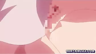 Japanese Hentai Babe Gets Wet Pussy Licking and Dildo Ride