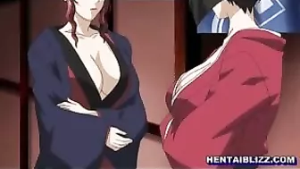 Japanese Hentai Babe Gets Wet Pussy Licking and Dildo Ride