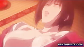 Japanese Hentai Babe Gets Wet Pussy Licking and Dildo Ride