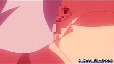 Japanese Hentai Babe Gets Wet Pussy Licking and Dildo Ride