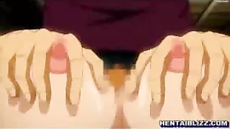 Hentai Bondage Video - Cute Coed with Big Boobs Dildos Pussy for Maximum Pleasure