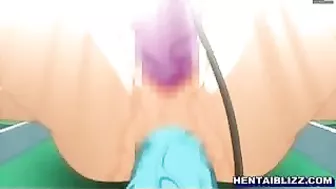 Hentai Bondage Video - Cute Coed with Big Boobs Dildos Pussy for Maximum Pleasure