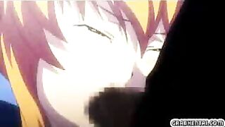 Schoolgirl with Big Boobs Gets Gangbanged by Black Men in HD Hentai Video