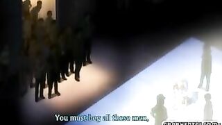 Schoolgirl with Big Boobs Gets Gangbanged by Black Men in HD Hentai Video