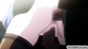 Schoolgirl with Big Boobs Gets Gangbanged by Black Men in HD Hentai Video