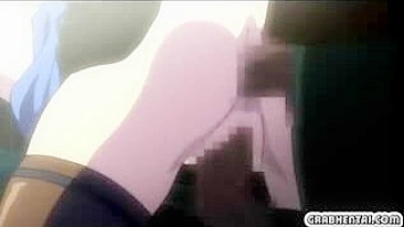 Schoolgirl with Big Boobs Gets Gangbanged by Black Men in HD Hentai Video