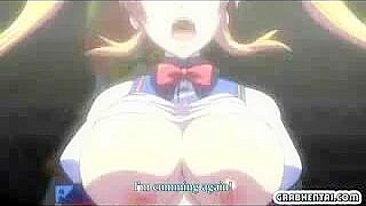 Schoolgirl with Big Boobs Gets Gangbanged by Black Men in HD Hentai Video