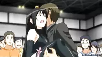 Hentai Virgin Coed Gets Hard Fucked in Public