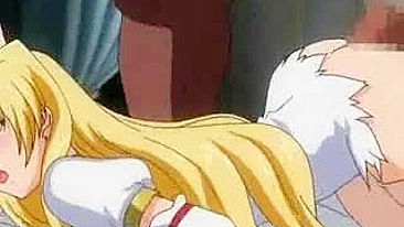 Hentai Princess Gets Injected with Enema and Monster Fucked