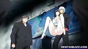 Bound Schoolgirl's Self-Pleasure Cumshot