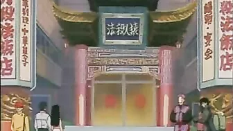 Muzzled Hentai Captive Gets Wetpussy Dildoed Cumshot