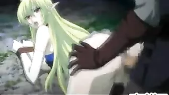 Wild Bondage Hentai Group Fuck in the Great Outdoors