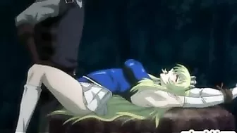 Wild Bondage Hentai Group Fuck in the Great Outdoors