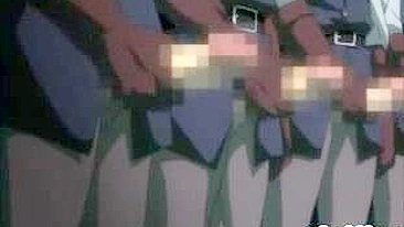 Wild Bondage Hentai Group Fuck in the Great Outdoors