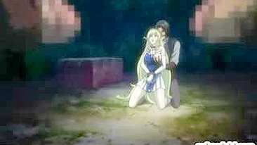 Wild Bondage Hentai Group Fuck in the Great Outdoors