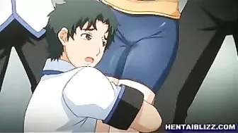 Hentai Locker Room Fuck Fest - Cute Coeds Gone Wild!