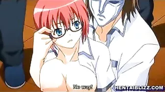 Hentai Groupfuck - Caught Virgin Coeds Swallowing Cum