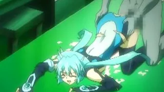 Hentai Cutie Gets Gangbanged by Monstrous Facials Hentai Cutie Gets Gangbanged by Monstrous Facials