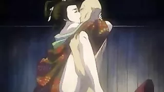 Japanese Hentai Babe Gets Wet Pussy Shoved and Hard Fucked in Bondage