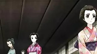 Japanese Hentai Babe Gets Wet Pussy Shoved and Hard Fucked in Bondage