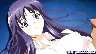 Bound and Double-Penetrated Hentai Coed's Wild Ride