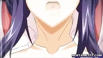 Bound and Double-Penetrated Hentai Coed's Wild Ride