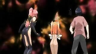 Tentacle Porn - Pregnant Hentai with Big Tits Gets Double-teamed by Tentacles