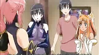 Tentacle Porn - Pregnant Hentai with Big Tits Gets Double-teamed by Tentacles