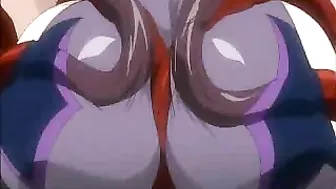 Tentacle Porn - Pregnant Hentai with Big Tits Gets Double-teamed by Tentacles