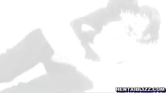 Bound and Gagged Hentai Coed Gets Blowjob