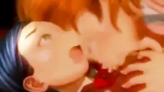 Hentai Cutie Fucks Shemale Coed in 3D Porn Video