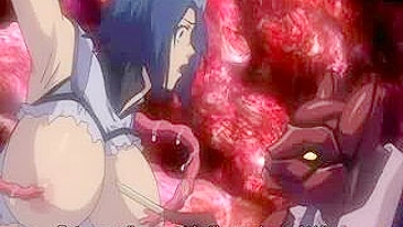 Hentai Porn Video - Pregnant with Big Tits Drilled All Holes by Tentacle Monster