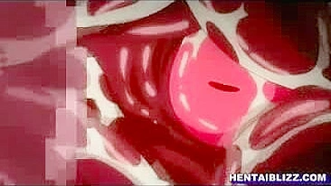 Hentai Girls' Wild Ride - Hard Drilling by Monster Tentacles and Cumming All Over