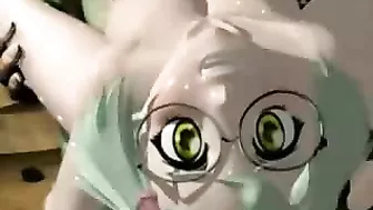 3D hentai monsters fucking and get off on their hot action!