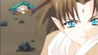 Hentai Threesome with Hot Strapon Fucking and Cumming Hentai Threesome with Hot Strapon Fucking and Cumming