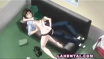 Hentai Anime Babe Gets Fucked Hard and Facialized