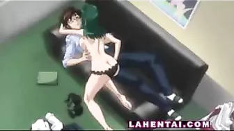 Hentai Anime Babe Gets Fucked Hard and Facialized