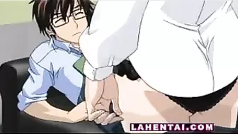 Hentai Anime Babe Gets Fucked Hard and Facialized