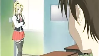 Hentai coed gets hardcore anal sex from shemale