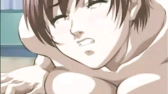 Hentai coed gets hardcore anal sex from shemale