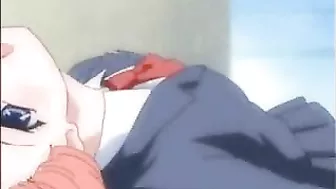 Tentacle hentai shemale coed gets mind-blowing handjob