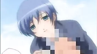 Tentacle hentai shemale coed gets mind-blowing handjob