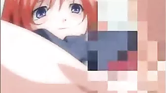 Tentacle hentai shemale coed gets mind-blowing handjob