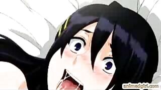 Horny Pregnant Hentai Babe with Big Tits Gets Fucked!