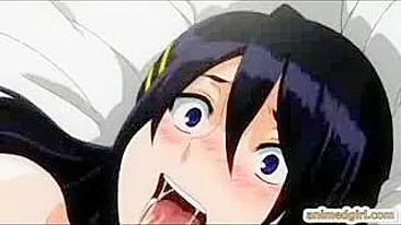 Horny Pregnant Hentai Babe with Big Tits Gets Fucked!