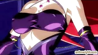 Hentai Hero Fucks Shemale and Girl in Mind-Blowing Threesome